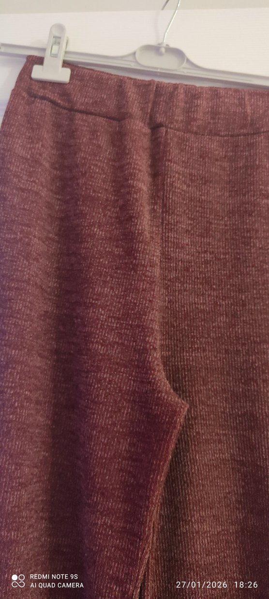 Bordo Rahat Kesim Pantolon - Görsel 3