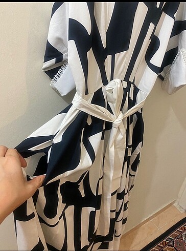 SIFIR MAĞAZA ÜRÜNÜ UZUN ELBİSE - Görsel 3