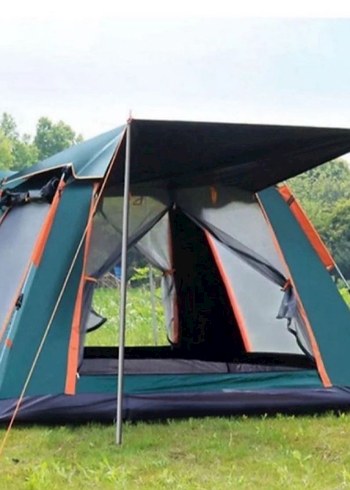 Koyu Yeşil Bağlama Desenli Yatak Örtüsü - Görsel 3