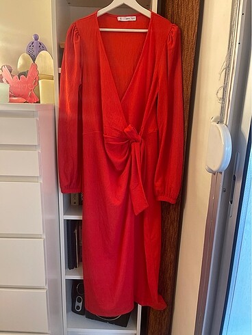 xxl Beden kırmızı Renk Elbise