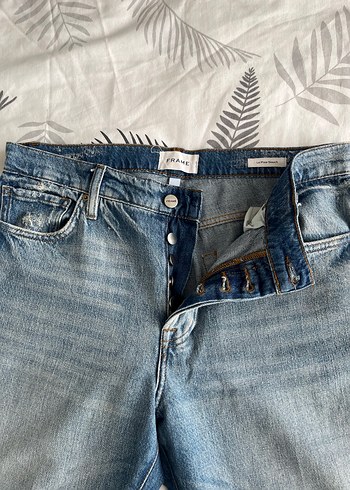 Diğer Frame Acik Mavi Yikamali Denim Jean