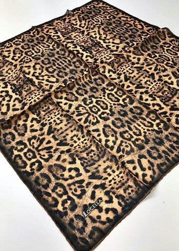 Diğer Leopar Desenli Soft Esarp