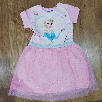 5-6 yaş Elsa elbise