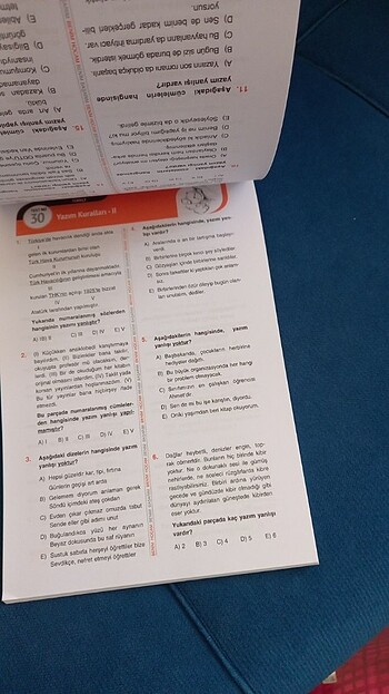  Beden Kpss lisans türkçe yaprak test