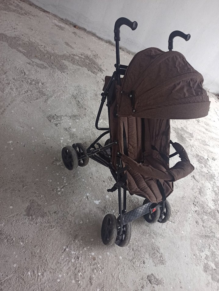 Koyu Kahverengi Bebek Arabası - Görsel 2