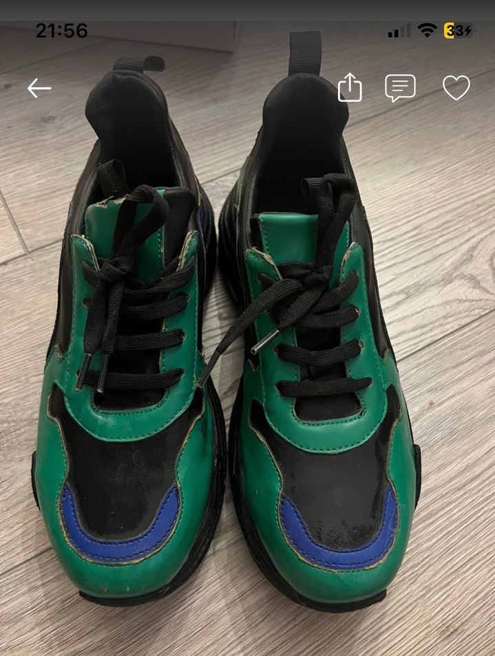 Hotiç Renkli Bloklu Bağcıklı Sneaker  Şehir Stili — görsel 4/5
