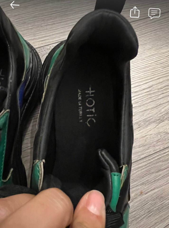 Hotiç Renkli Bloklu Bağcıklı Sneaker  Şehir Stili — görsel 3/5