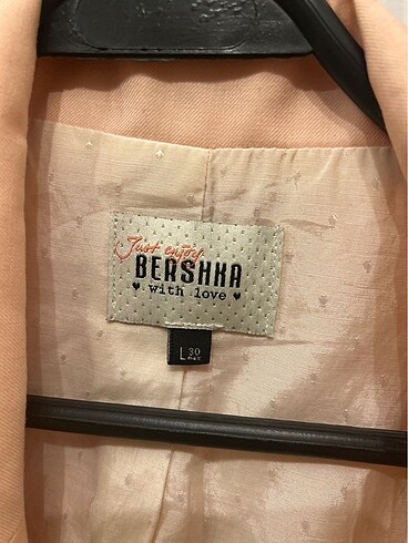 Bershka Bershka somon rengi blazer ceket