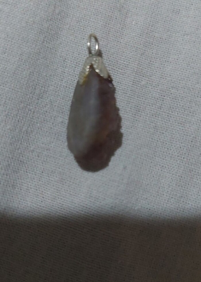 Ametis taş kolye - Görsel 3