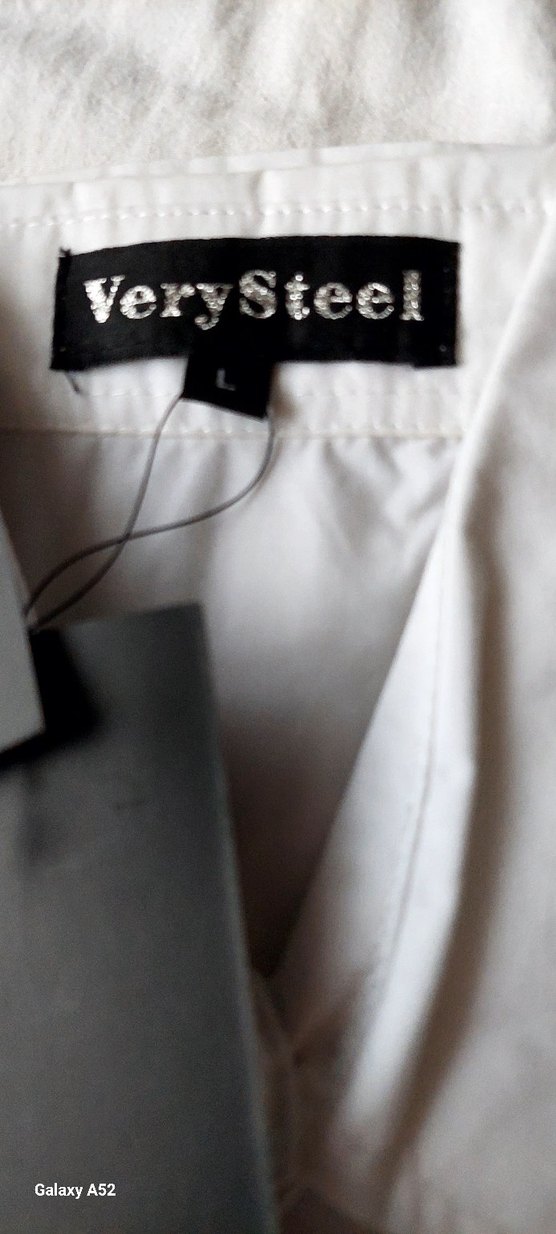 Erkek Keten Beyaz uzun  Kollu Gömlek - Görsel 2