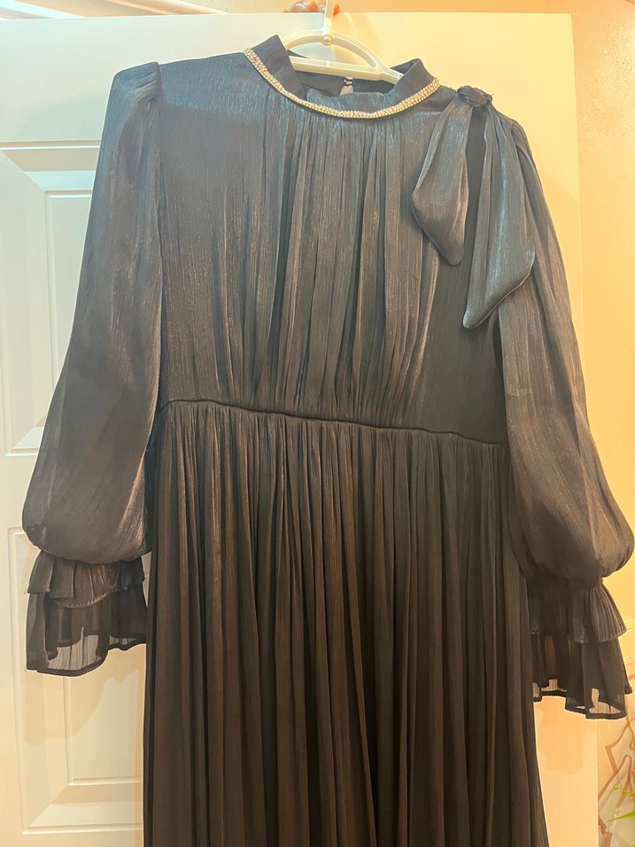 Uzun Siyah abiye - Görsel 2