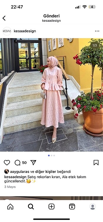 Kesaa Design etek takım