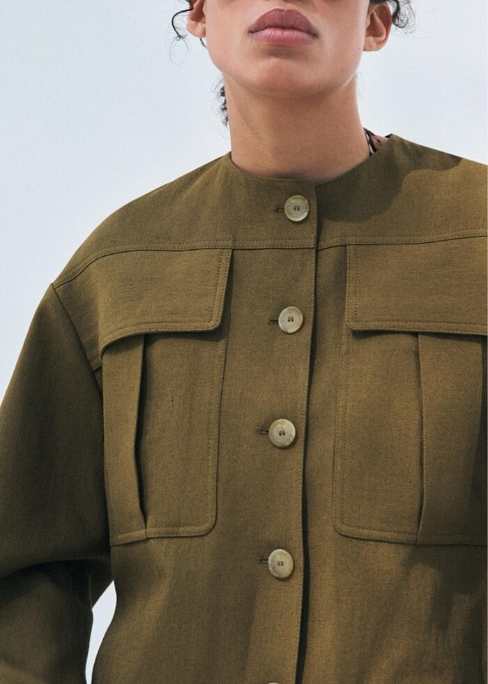 Keten ceket - Görsel 2