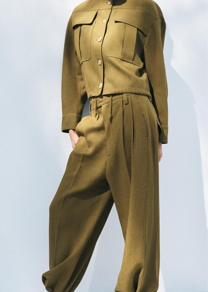 Keten ceket - Görsel 3