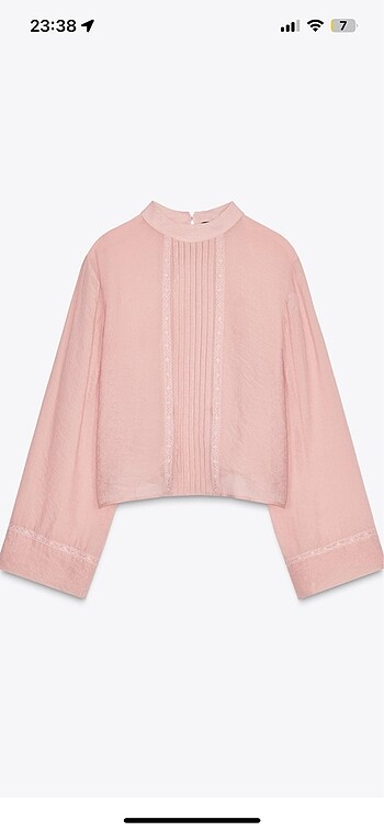 Zara pembe gömlek