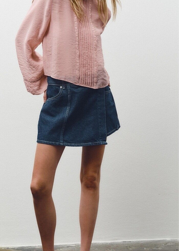 Zara pembe gömlek - Görsel 2