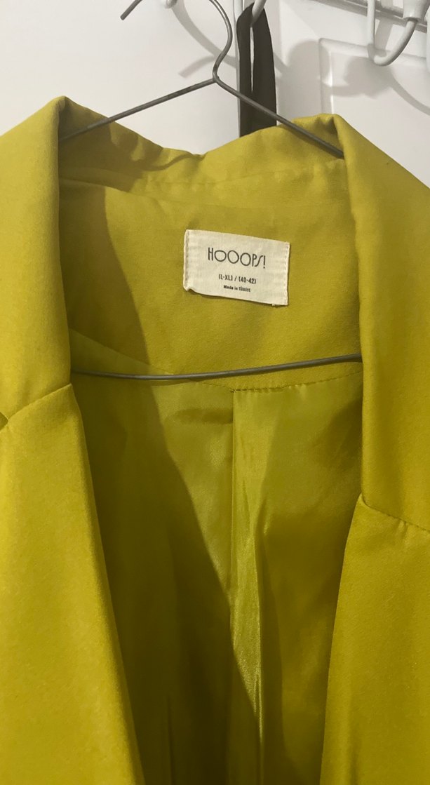 Hooopstore yağ yeşili blazer - Görsel 3