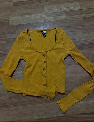 H&M Hardal Rengi Bluz
