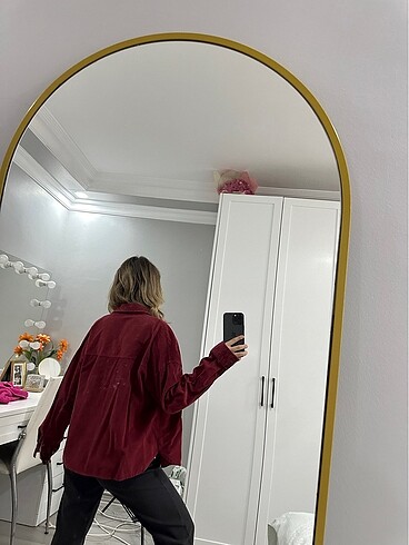 m Beden bordo Renk Bershka gömlek ceket