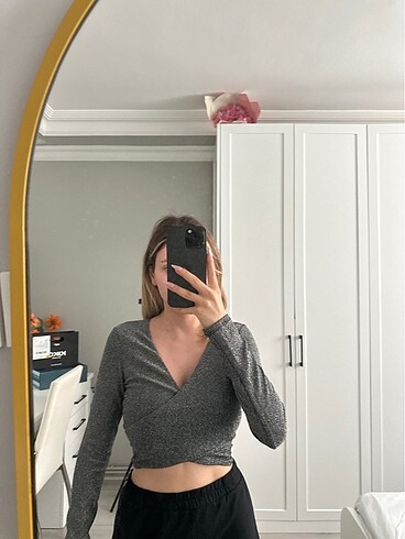 H&M H&m simli üst