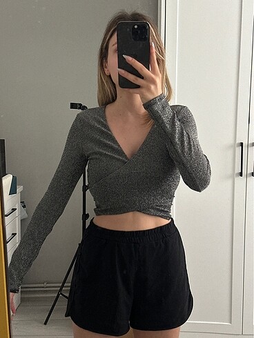 H&m simli üst