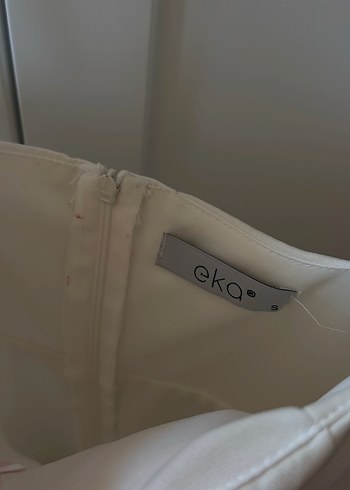 Beyaz özel gün elbise - Görsel 3