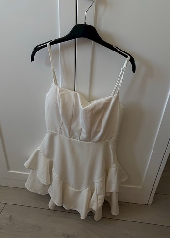 Beyaz özel gün elbise - Görsel 2