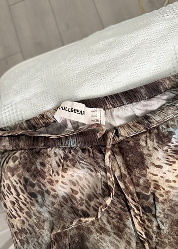 Koyu Kahverengi leopar desenli pantolon - Görsel 4