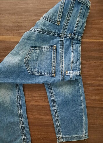 4 Yaş Beden mavi Renk Koton erkek çocuk jean