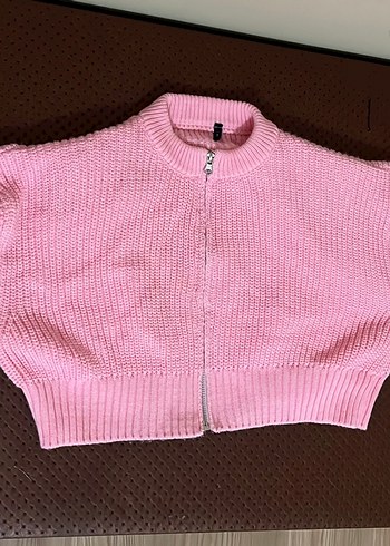 Trendyol & Milla Pembe Fermuarli Crop Hirka