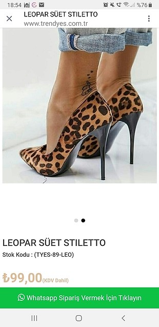 leopar stiletto