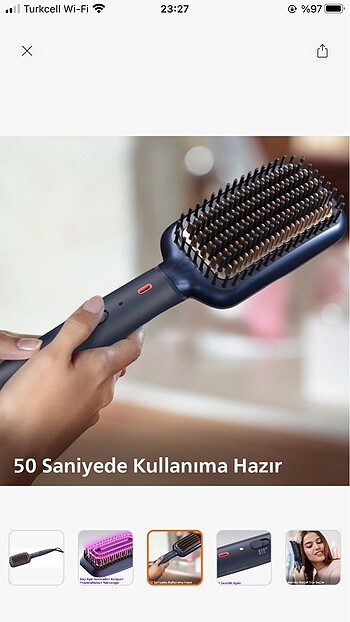 diğer Beden Phılıps saç düzleştirici tarak