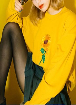 m Beden Sarı sweatshirt