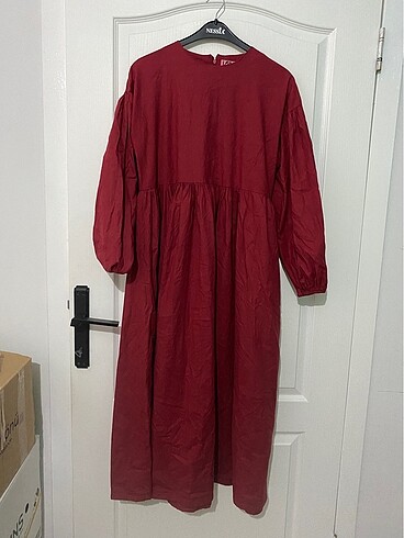 Bordo elbise