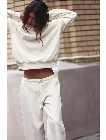 Zara Zara kapüşonlu sweatshirt