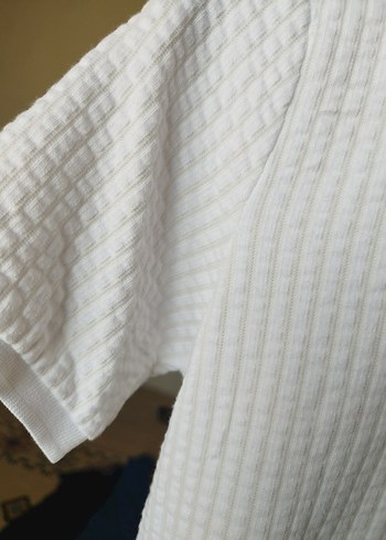 Erkek Beyaz Kısa Kollu Polo Tişört 9 yaş - Görsel 5