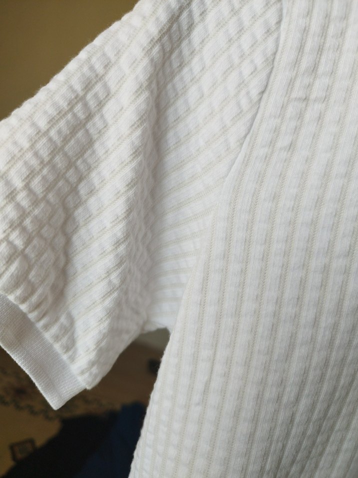 Erkek Beyaz Kısa Kollu Polo Tişört 9 yaş - Görsel 5