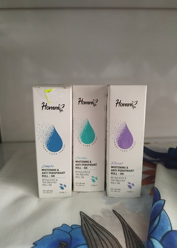 Homm Beyazlatıcı ve Anti Ter Roll-On Kadın Deodorant