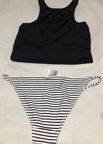 H&M Siyah Atletik Kadın Mayo Takımı S-M bedenHM marka