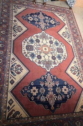  Beden kırmızı Renk 274x172#koyunlu#yün#halı