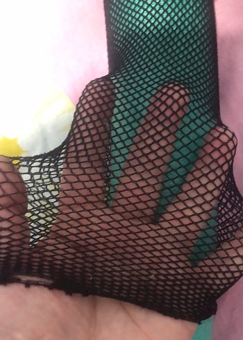 1 Siyah file kilotlu çorap +6 kilotlu çorapla 3 çift dizaltı - Görsel 12