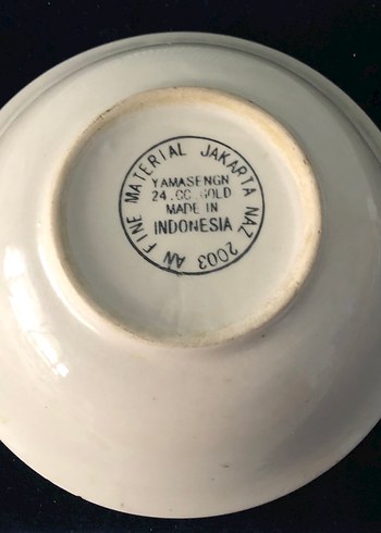 Sarı Çiçek Desenli Renkli Tabak - Görsel 8