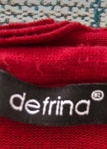 Kırmızı Fırfırlı Uzun Kollu Kadın Hırka - Görsel 6