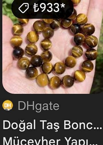 Doğal Taş Erkek Tesbihi - Bohem Tarz