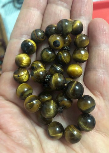 Doğal Taş Erkek Tesbihi - Bohem Tarz - Görsel 2