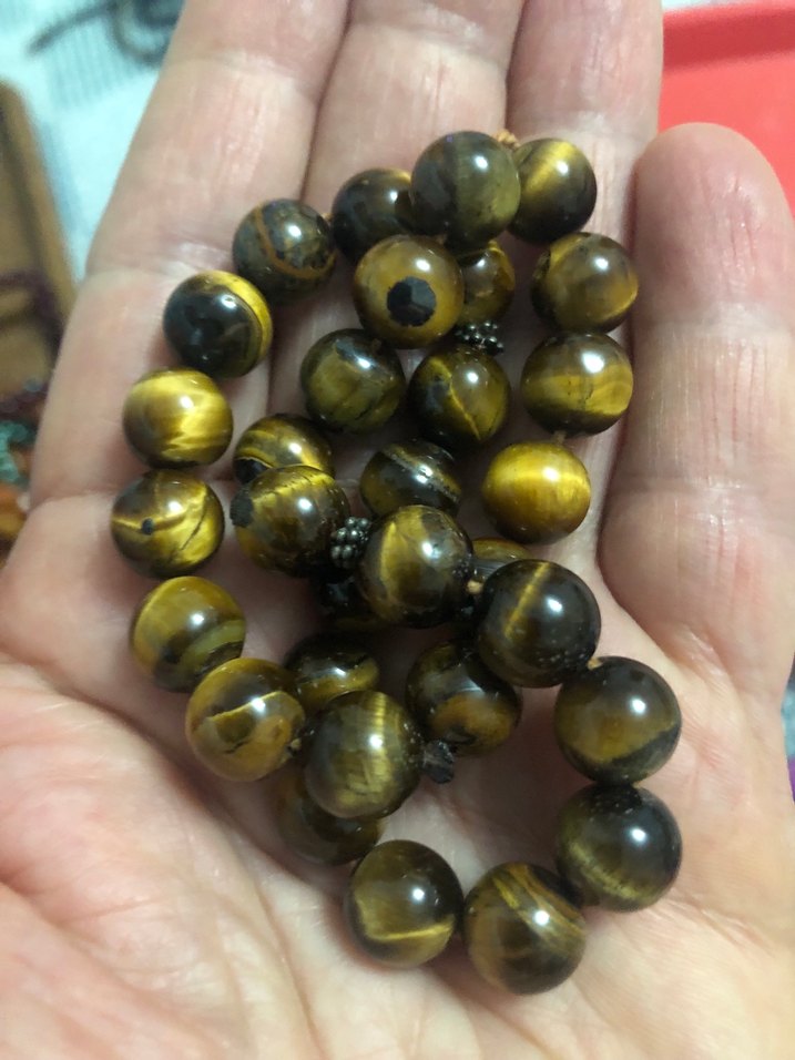 Doğal Taş Erkek Tesbihi - Bohem Tarz - Görsel 2