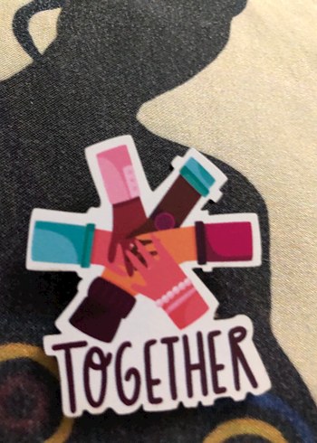 Renkli Pastel Birleşik Eller Puzzle - Görsel 5