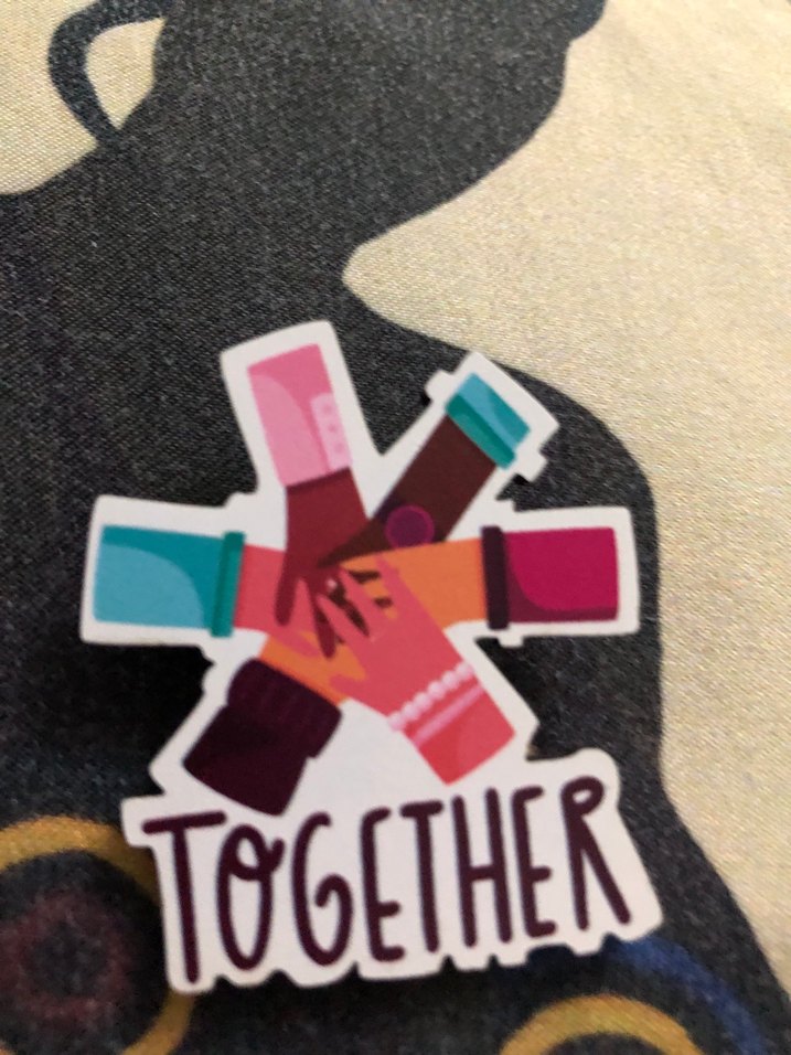 Renkli Pastel Birleşik Eller Puzzle - Görsel 5