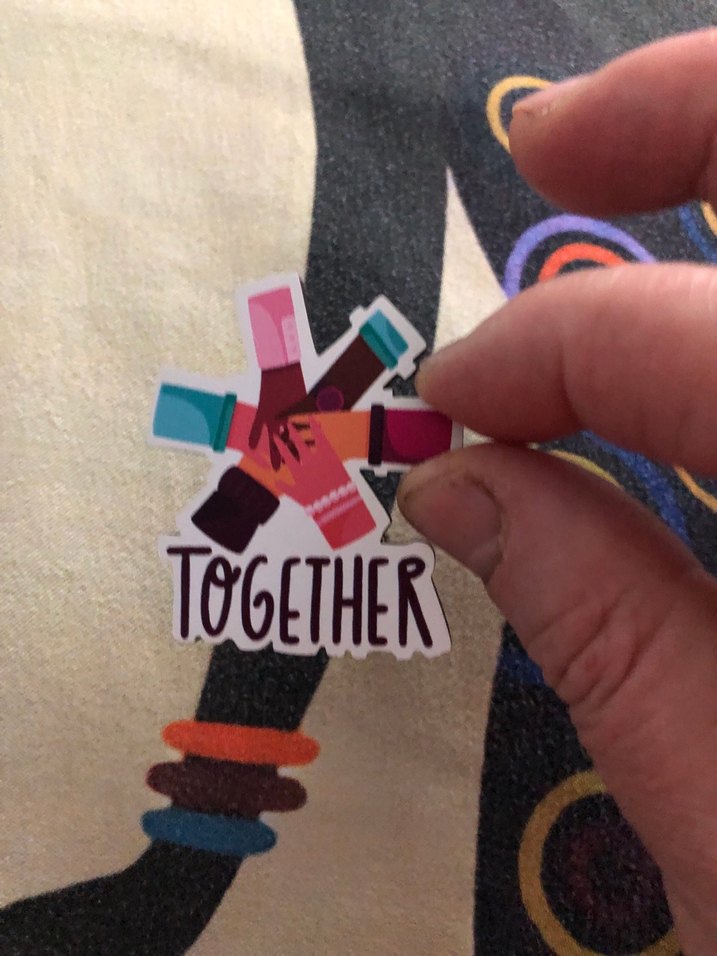 Renkli Pastel Birleşik Eller Puzzle - Görsel 4