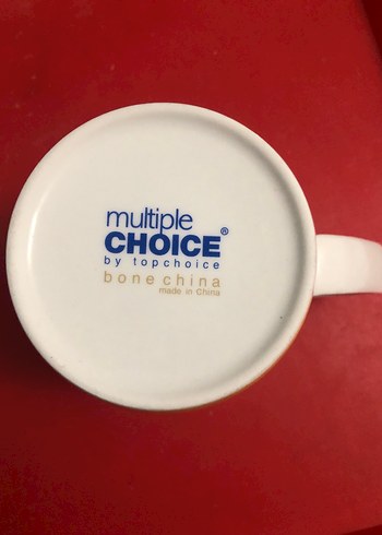 Bordo Darjeeling Çay Desenli Kupa 500 ml porselen - Görsel 6